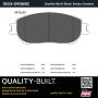 MPA 1003-0906BC Quality-Built Black Series Ceramic Brake Pads w/ Hardware