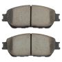 MPA 1003-0906BC Quality-Built Black Series Ceramic Brake Pads w/ Hardware