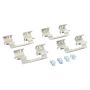 MPA 1003-0906BC Quality-Built Black Series Ceramic Brake Pads w/ Hardware