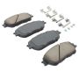 MPA 1003-0906C Quality-Built Black Series Ceramic Brake Pads w/ Hardware