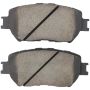 MPA 1003-0908AC Quality-Built Black Series Ceramic Brake Pads w/ Hardware