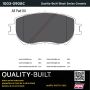 MPA 1003-0908C Quality-Built Black Series Ceramic Brake Pads w/ Hardware