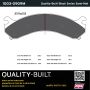 MPA 1003-0909M Quality-Built Black Series Semi-Metallic Brake Pads w/ Hardware