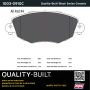 MPA 1003-0910C Quality-Built Black Series Ceramic Brake Pads