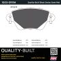 MPA 1003-0911M Quality-Built Black Series Semi-Metallic Brake Pads