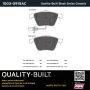 MPA 1003-0915AC Quality-Built Black Series Ceramic Brake Pads w/ Hardware