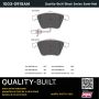 MPA 1003-0915AM Quality-Built Black Series Semi-Metallic Brake Pads w/ Hardware