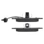 MPA 1003-0915AM Quality-Built Black Series Semi-Metallic Brake Pads w/ Hardware