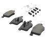 MPA 1003-0915BM Quality-Built Black Series Semi-Metallic Brake Pads w/ Hardware