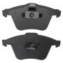 MPA 1003-0915BM Quality-Built Black Series Semi-Metallic Brake Pads w/ Hardware