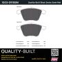 MPA 1003-0915BM Quality-Built Black Series Semi-Metallic Brake Pads w/ Hardware