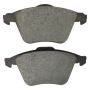 MPA 1003-0915BM Quality-Built Black Series Semi-Metallic Brake Pads w/ Hardware