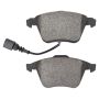 MPA 1003-0915CM Quality-Built Black Series Semi-Metallic Brake Pads w/ Hardware