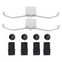 MPA 1003-0915CM Quality-Built Black Series Semi-Metallic Brake Pads w/ Hardware