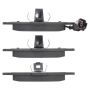 MPA 1003-0915CM Quality-Built Black Series Semi-Metallic Brake Pads w/ Hardware