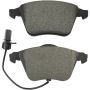 MPA 1003-0915M Quality-Built Black Series Semi-Metallic Brake Pads w/ Hardware