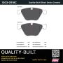 MPA 1003-0918C Quality-Built Black Series Ceramic Brake Pads w/ Hardware