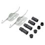 MPA 1003-0918C Quality-Built Black Series Ceramic Brake Pads w/ Hardware