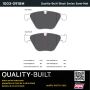 MPA 1003-0918M Quality-Built Black Series Semi-Metallic Brake Pads w/ Hardware