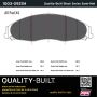 MPA 1003-0921M Quality-Built Black Series Semi-Metallic Brake Pads w/ Hardware