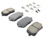 MPA 1003-0923C Quality-Built Black Series Ceramic Brake Pads w/ Hardware