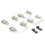 MPA 1003-0923C Quality-Built Black Series Ceramic Brake Pads w/ Hardware