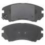 MPA 1003-0924C Quality-Built Black Series Ceramic Brake Pads w/ Hardware
