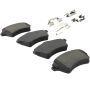 MPA 1003-0926M Quality-Built Black Series Semi-Metallic Brake Pads w/ Hardware