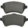 MPA 1003-0926M Quality-Built Black Series Semi-Metallic Brake Pads w/ Hardware