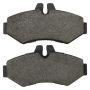 MPA 1003-0928M Quality-Built Black Series Semi-Metallic Brake Pads w/ Hardware