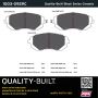 MPA 1003-0929C Quality-Built Black Series Ceramic Brake Pads w/ Hardware