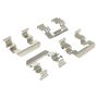 MPA 1003-0929C Quality-Built Black Series Ceramic Brake Pads w/ Hardware
