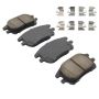MPA 1003-0930C Quality-Built Black Series Ceramic Brake Pads w/ Hardware