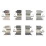 MPA 1003-0930C Quality-Built Black Series Ceramic Brake Pads w/ Hardware