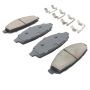 MPA 1003-0931C Quality-Built Black Series Ceramic Brake Pads w/ Hardware