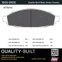 MPA 1003-0931C Quality-Built Black Series Ceramic Brake Pads w/ Hardware