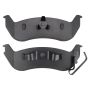 MPA 1003-0932C Quality-Built Black Series Ceramic Brake Pads w/ Hardware