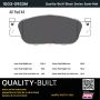MPA 1003-0933M Quality-Built Black Series Semi-Metallic Brake Pads