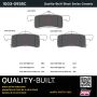 MPA 1003-0935C Quality-Built Black Series Ceramic Brake Pads w/ Hardware