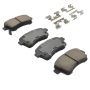 MPA 1003-0937C Quality-Built Black Series Ceramic Brake Pads w/ Hardware