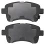 MPA 1003-0937C Quality-Built Black Series Ceramic Brake Pads w/ Hardware