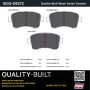 MPA 1003-0937C Quality-Built Black Series Ceramic Brake Pads w/ Hardware