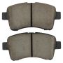 MPA 1003-0937C Quality-Built Black Series Ceramic Brake Pads w/ Hardware