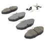 MPA 1003-0944C Quality-Built Black Series Ceramic Brake Pads w/ Hardware