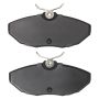 MPA 1003-0944C Quality-Built Black Series Ceramic Brake Pads w/ Hardware