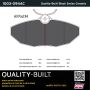 MPA 1003-0944C Quality-Built Black Series Ceramic Brake Pads w/ Hardware