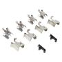 MPA 1003-0945C Quality-Built Black Series Ceramic Brake Pads w/ Hardware