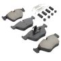 MPA 1003-0946C Quality-Built Black Series Ceramic Brake Pads w/ Hardware