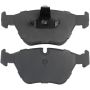 MPA 1003-0947M Quality-Built Black Series Semi-Metallic Brake Pads w/ Hardware
