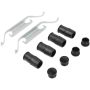 MPA 1003-0947M Quality-Built Black Series Semi-Metallic Brake Pads w/ Hardware